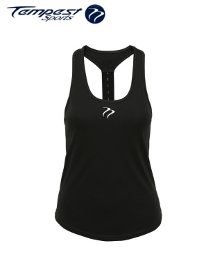 Tempest Women's performance strap back vest - Charcoal